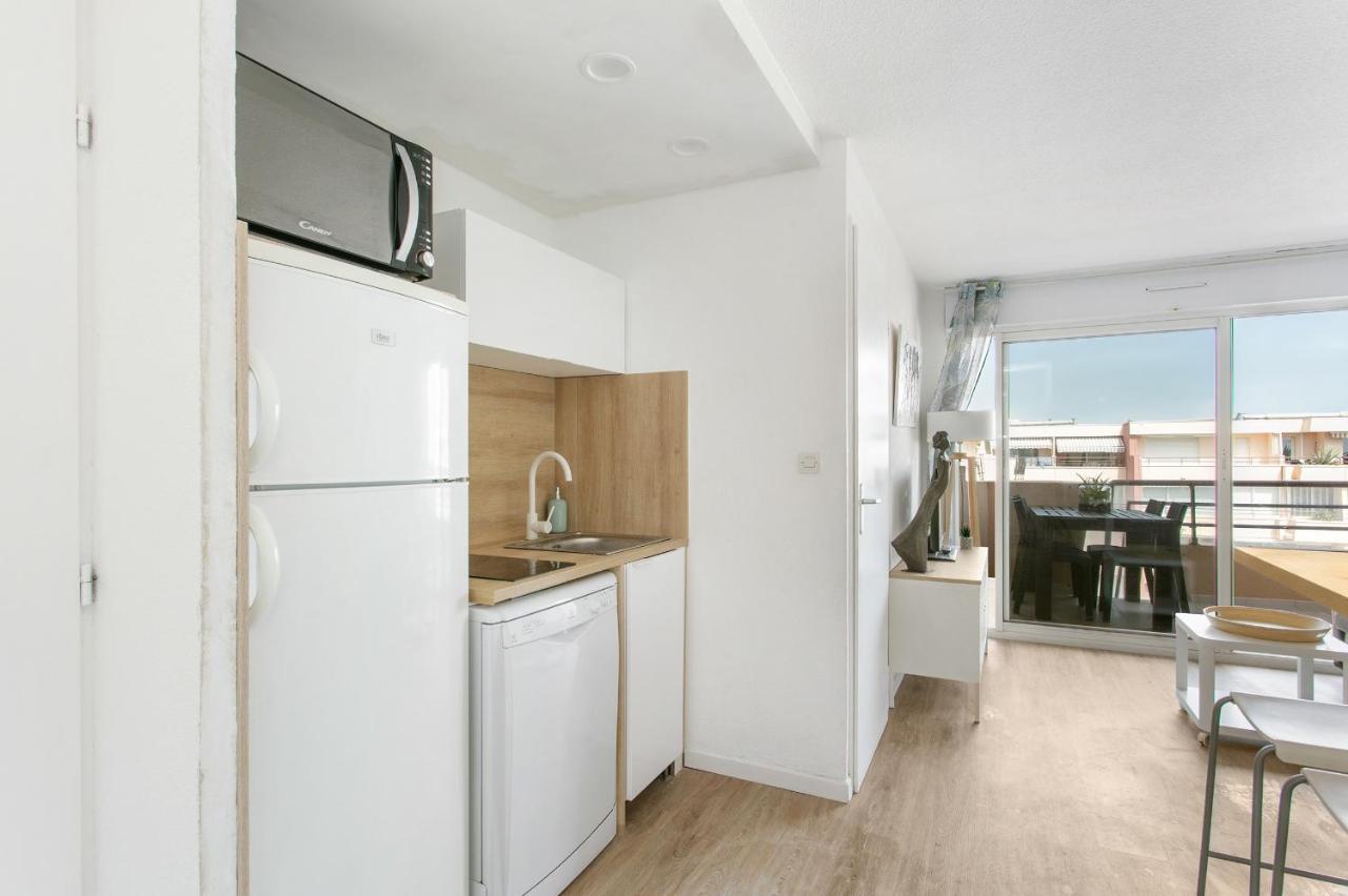 Appartement T3 Terrasse Vue Sur Mer, Piscine, Parking, Wifi Et Clim Сет Экстерьер фото